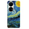 Husa Huawei P50 Pro, Silicon Premium, Van Gogh - Starry Night
